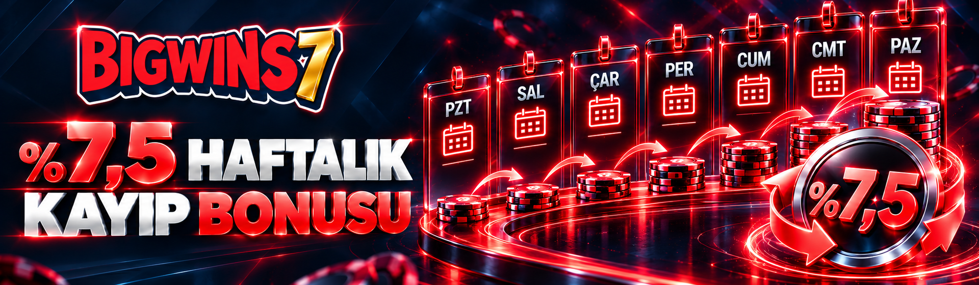 %7,5 HAFTALIK KAYIP BONUSU